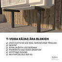 NT AIRLUX betonējamās kājas āra blokam			