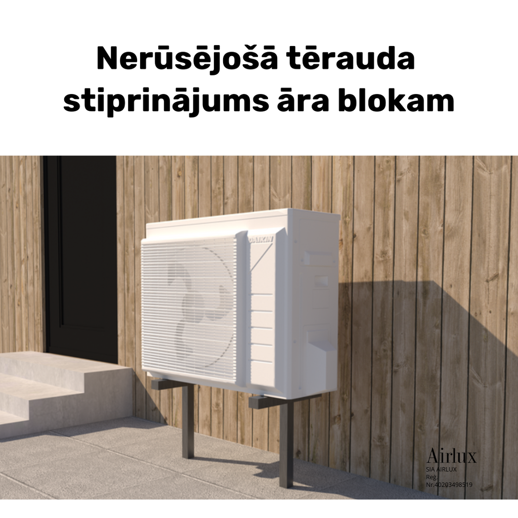 NT AIRLUX betonējamās kājas āra blokam (komplekts)