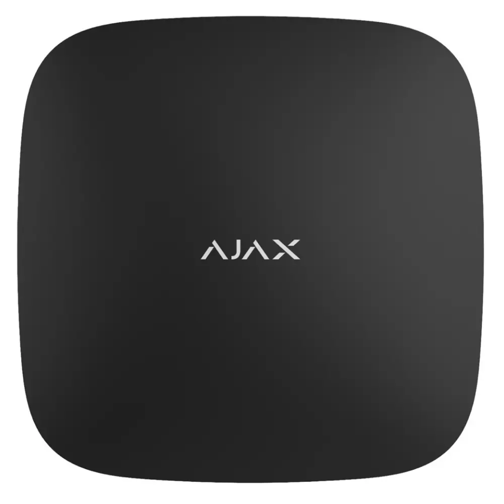 Ajax kontroles panelis HUB, Melns