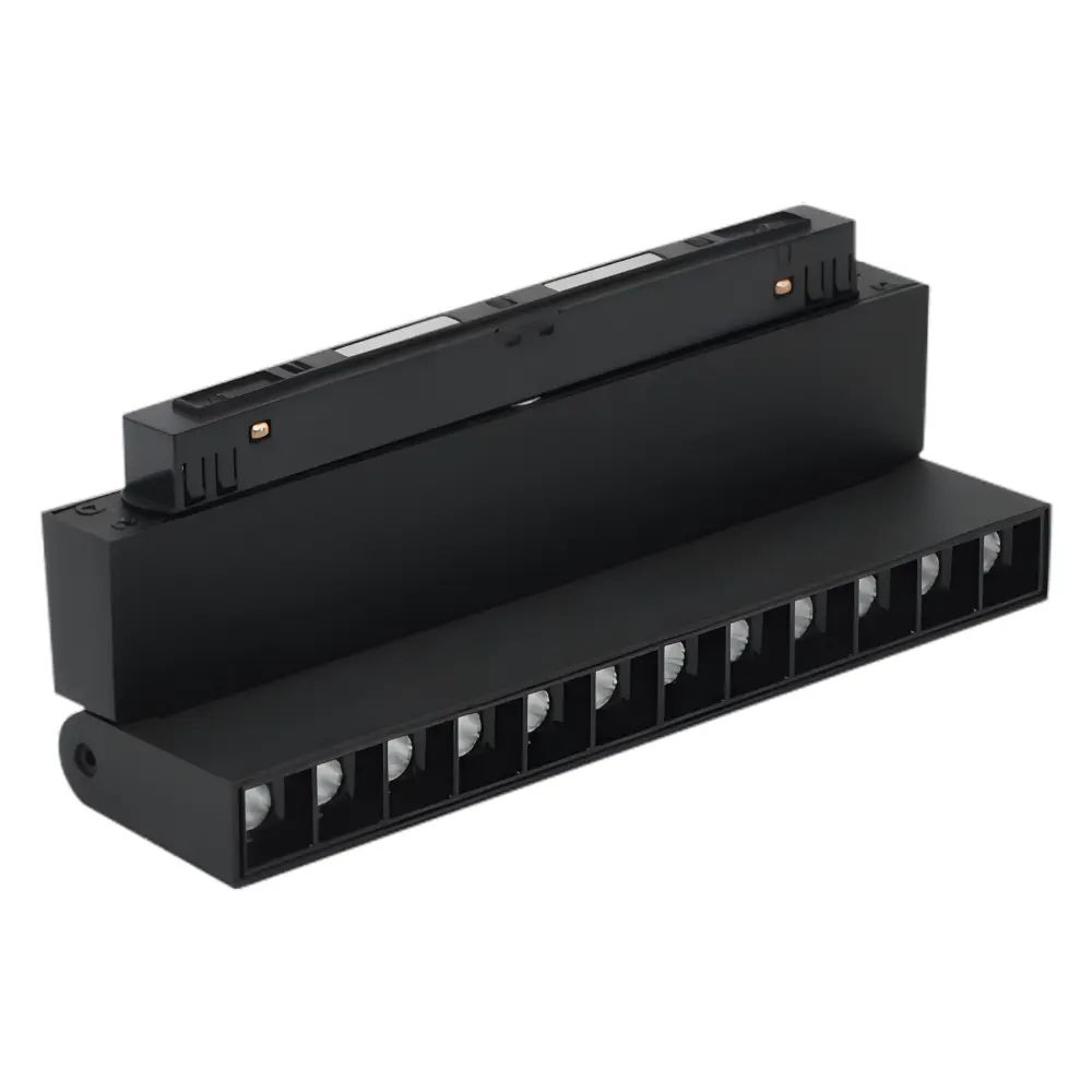 LED diožu prožektorveida regulējams gaismeklis TAMPA Grille Light, 12W, melns