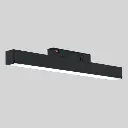 TOPE LED lineārs gaismeklis TAMPA, 12W, melns