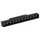 TOPE LED diožu prožektorveida gaismeklis TAMPA Grille Light, 12W, melns