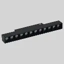 TOPE LED diožu prožektorveida gaismeklis TAMPA Grille Light, 12W, melns