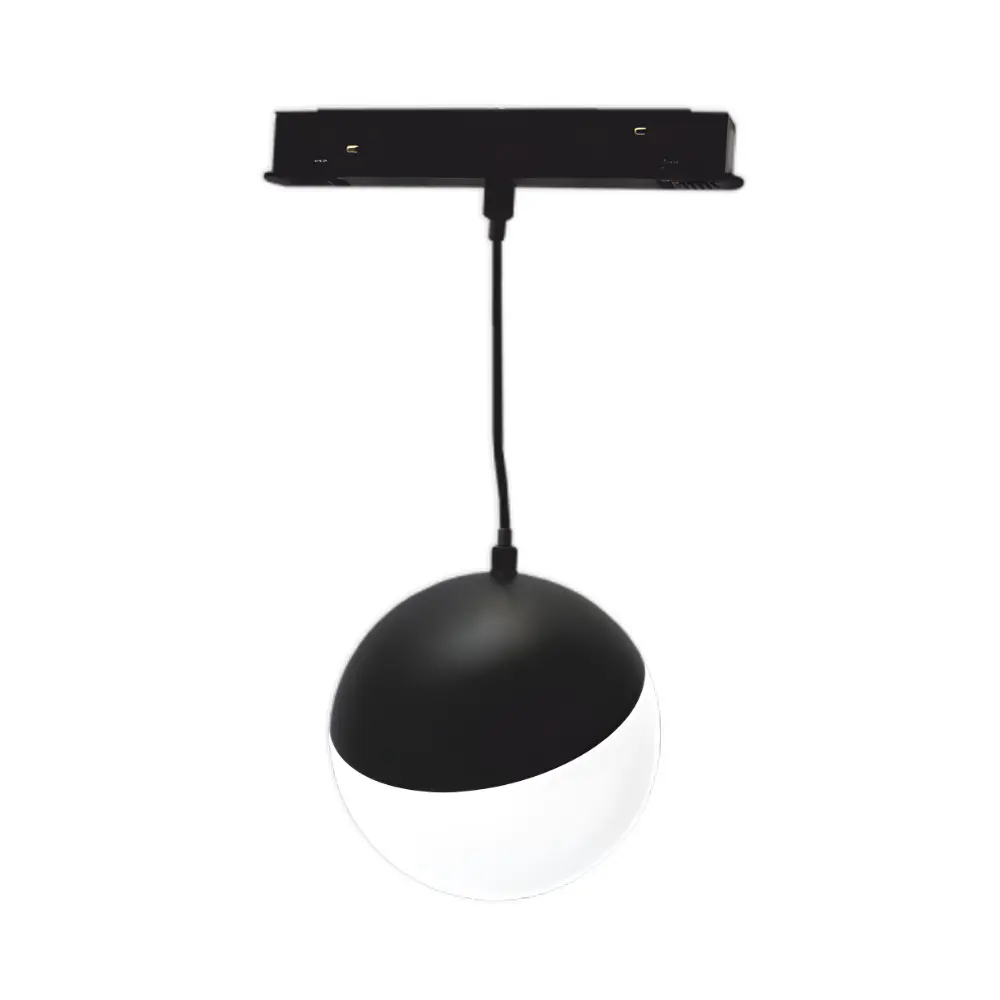 LED apaļš iekarināms gaismeklis TAMPA, 7W, Ø100, 85mm, melns