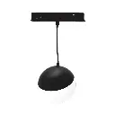LED apaļš iekarināms gaismeklis TAMPA, 7W, Ø100, 85mm, melns