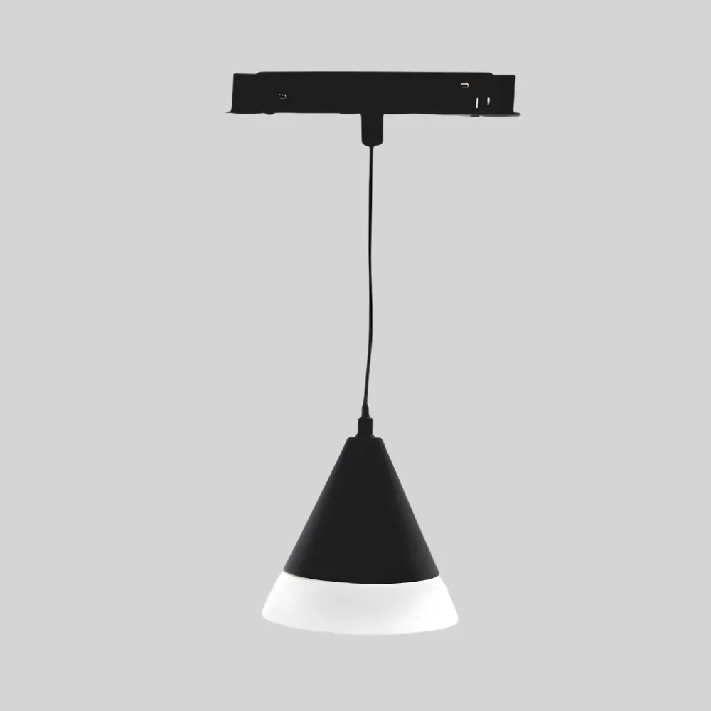 TOPE LED  trīsstūrveida iekarināms gaismeklis TAMPA, 5W, melns