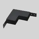 TOPE LED magnētiskā sistēma TAMPA, Virsapmetuma sliedes slēgtais stūra savienotājs, melns