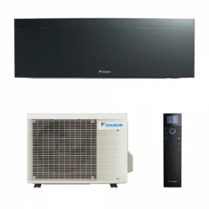 Daikin EMURA 3.0 kW (-30) komplekts ar bezvadu pulti. Melns