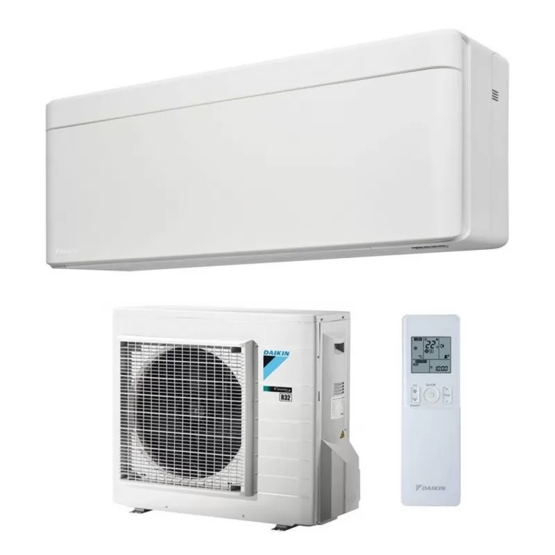 Daikin STYLISH 2.0 kW komplekts ar bezvadu pulti. Balts