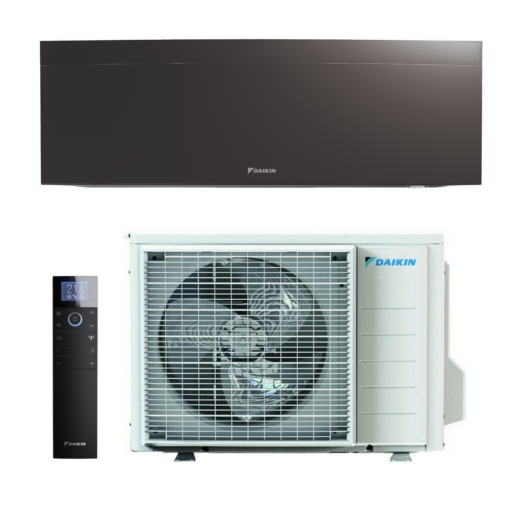 Daikin EMURA 2.0 kW komplekts ar bezvadu pulti. Melns