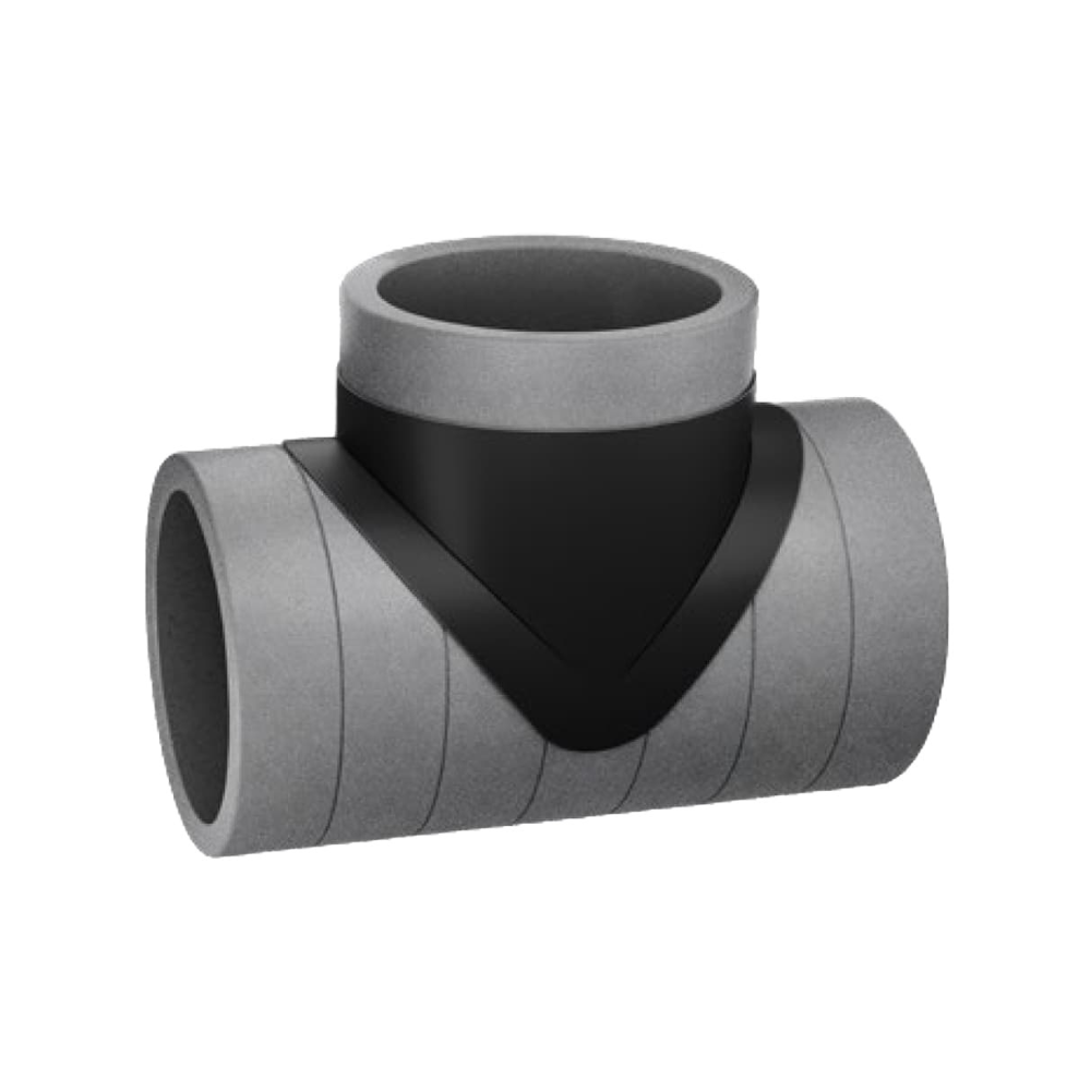 Heatpex izolēts gaisa vadu trejgabals D125mm EPS ADURO