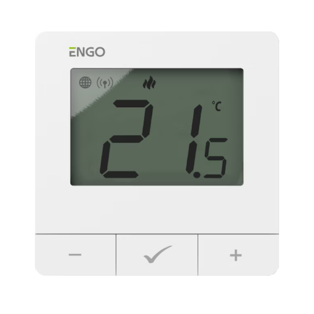 ENGO Telpas termostats E25-230W ZIGBEE/868MHz 230V Balts