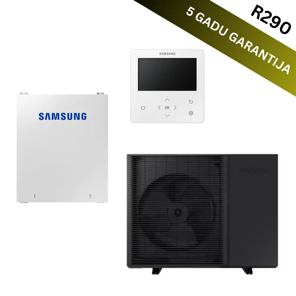 Gaiss- ūdens siltumsūknis Samsung Mono R290 5kw 