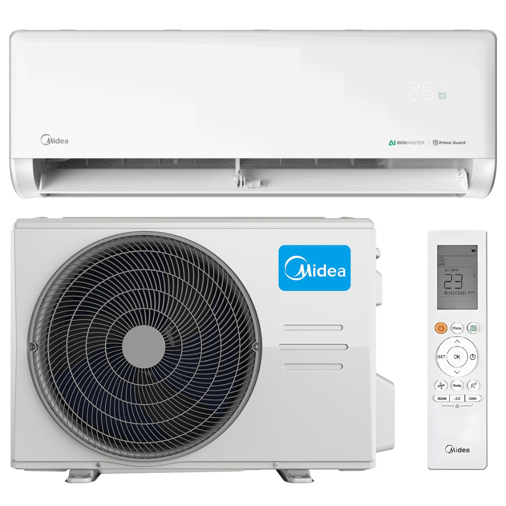 Gaiss-gaiss siltumsūknis Midea EAZY 7.0 kW balts  