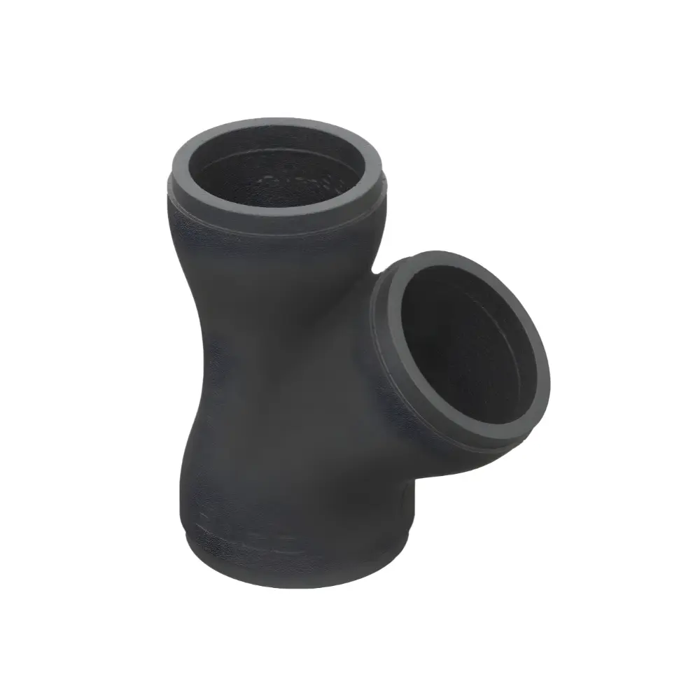 Pārejas savienotājs Duco (Ø180 uz 2× Ø160) divzonu vārstiem