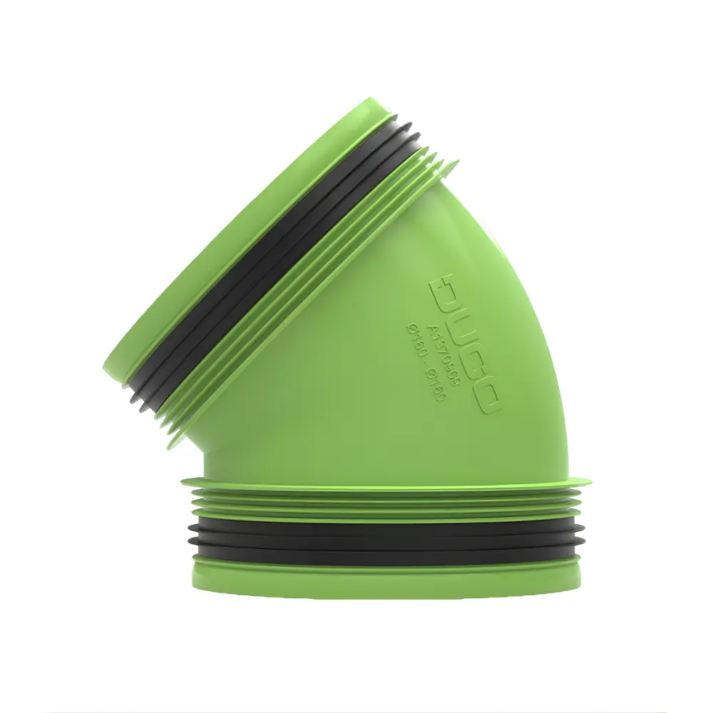 Duco savienojuma detaļa 45° D160/D160 (M/M)