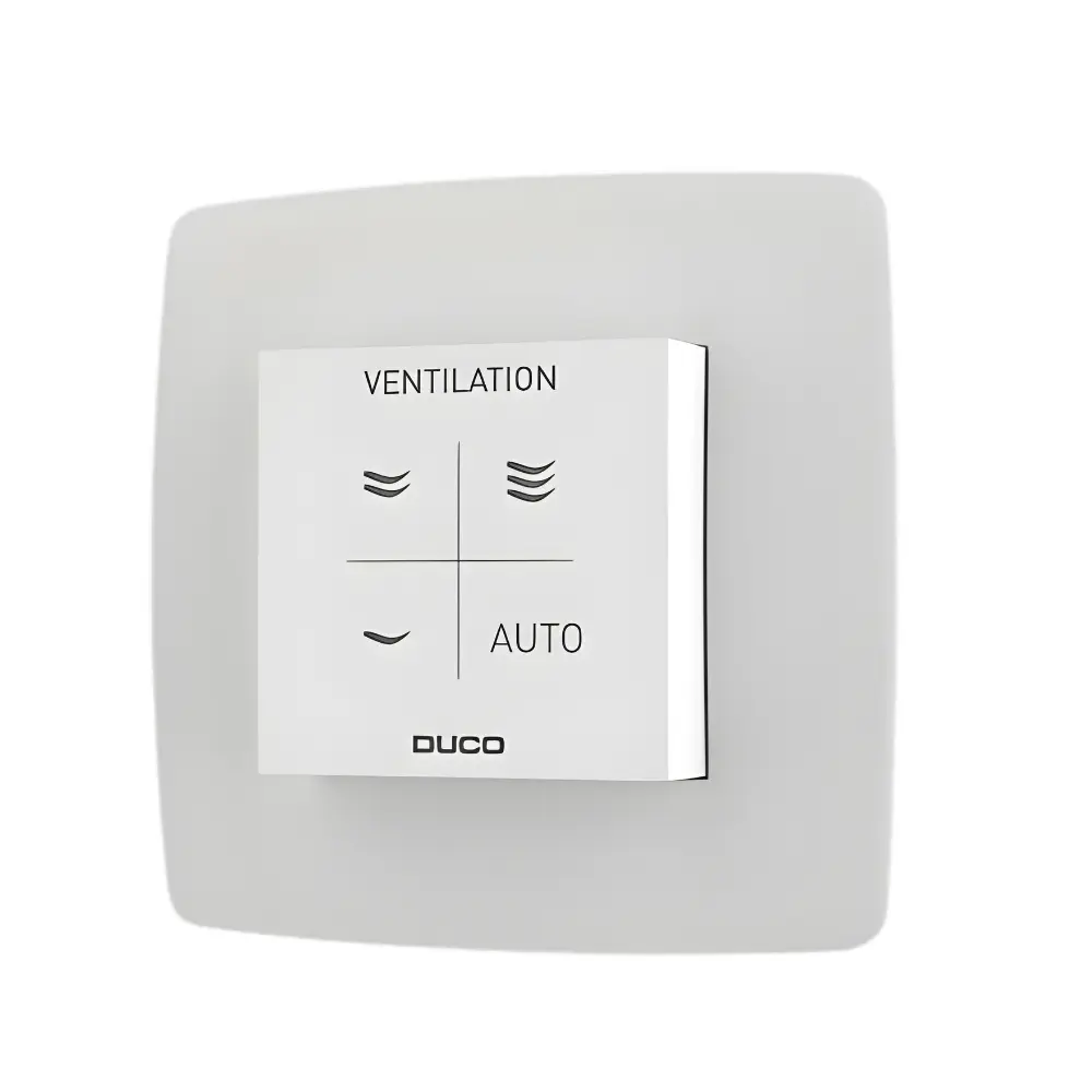 Duco mitruma sensors ar vadību RF/vadu, balts