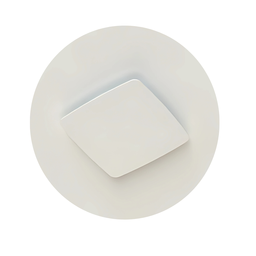 DucoVent Design gaisa difuzors, noapaļots kvadrāts XL, RAL