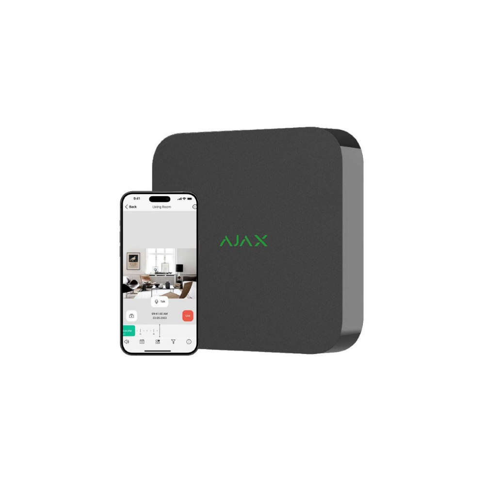 Ajax NVR (16 kanāli) (8EU) ASP Melns