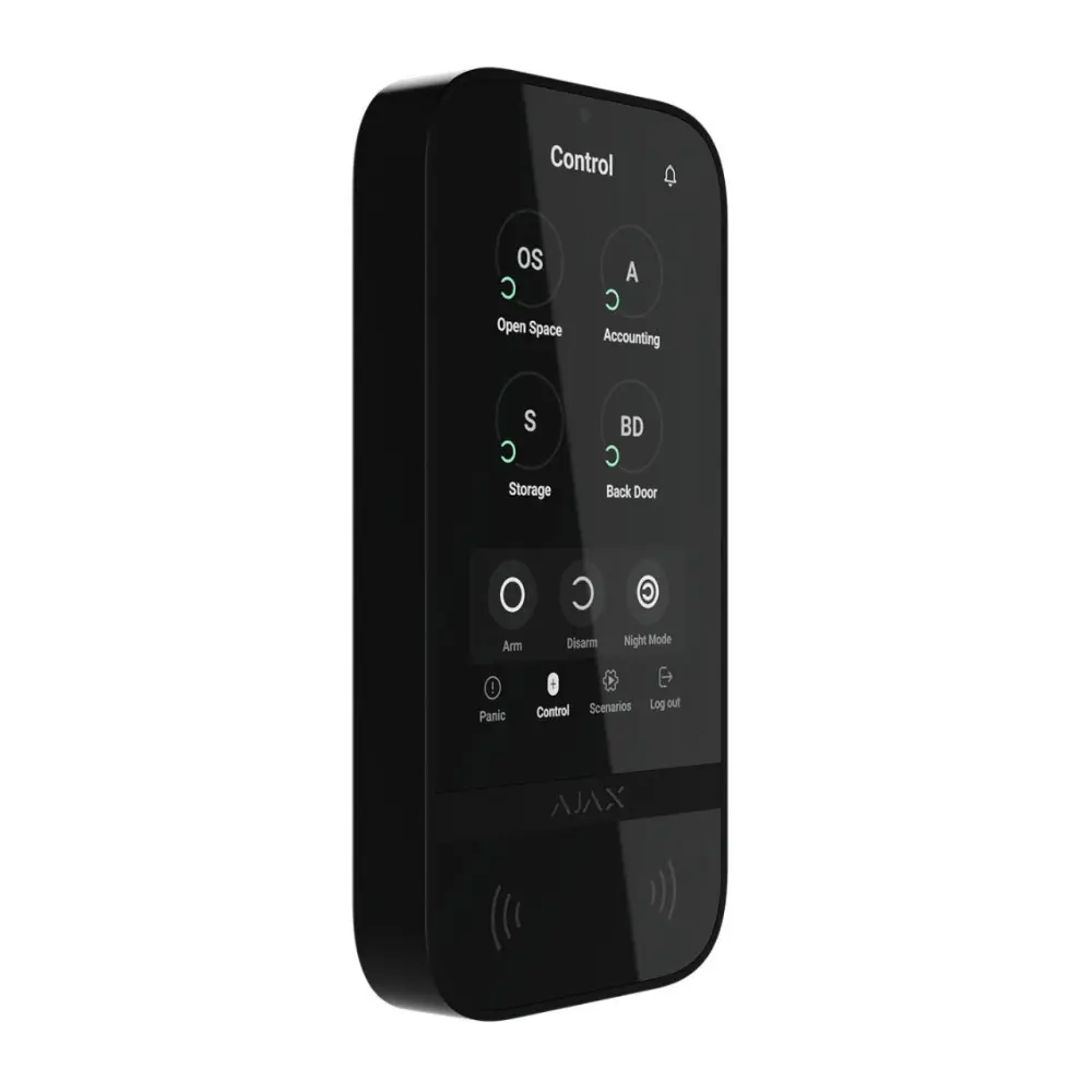 Ajax KeyPad TouchScreen NEW, Melns
