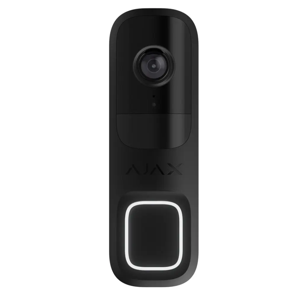 Ajax Doorbell (8EU) ASP, Melns