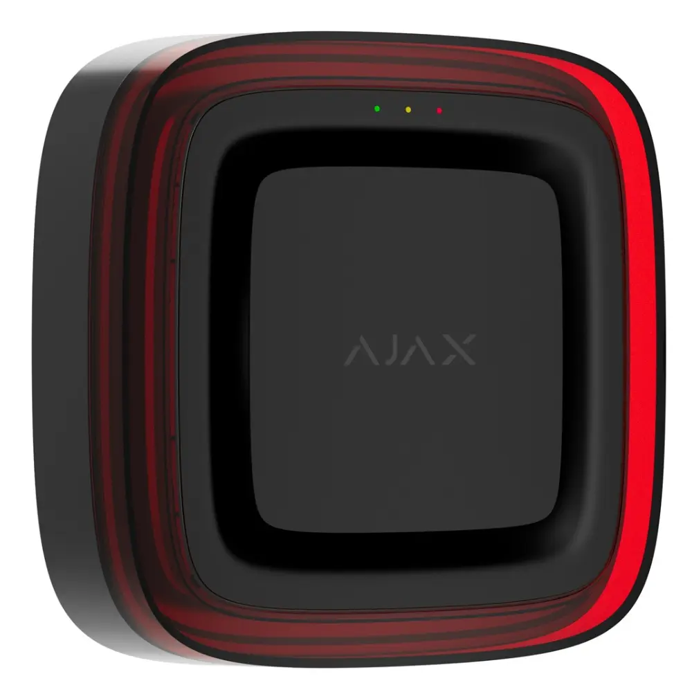 Ajax EN54 FireProtect (Sounder/VAD) (8EU) ASP, Melns