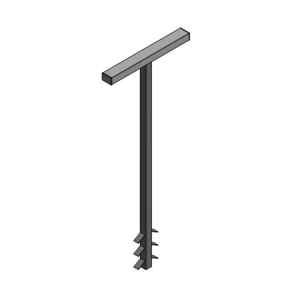 NT AIRLUX T-veida āra bloka stiprinājums