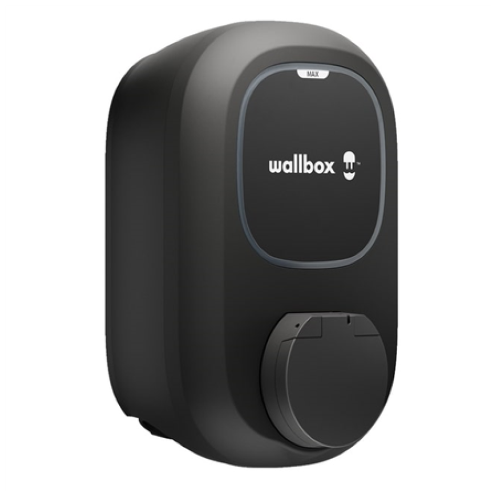 Auto uzlādes stacija Wallbox Pulsar Max Socket- 22kW - 3F - type2 - 0m, melns