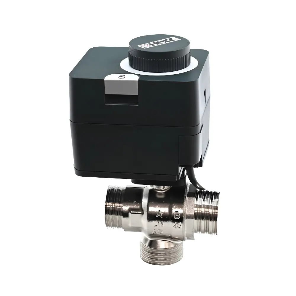 HERZ 3-ceļu pārslēdz. vārsts G3/4"ā, ar motoru 230V, 2P, 12s