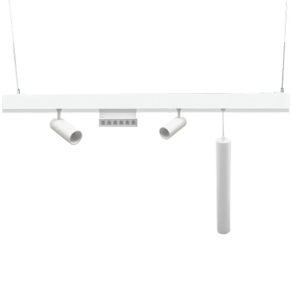 TOPE LED magnētiskā sistēma TAMPA, Virsapmetuma sliede, iekarināma, balta