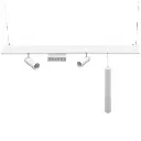TOPE LED magnētiskā sistēma TAMPA, Virsapmetuma sliede, iekarināma, balta