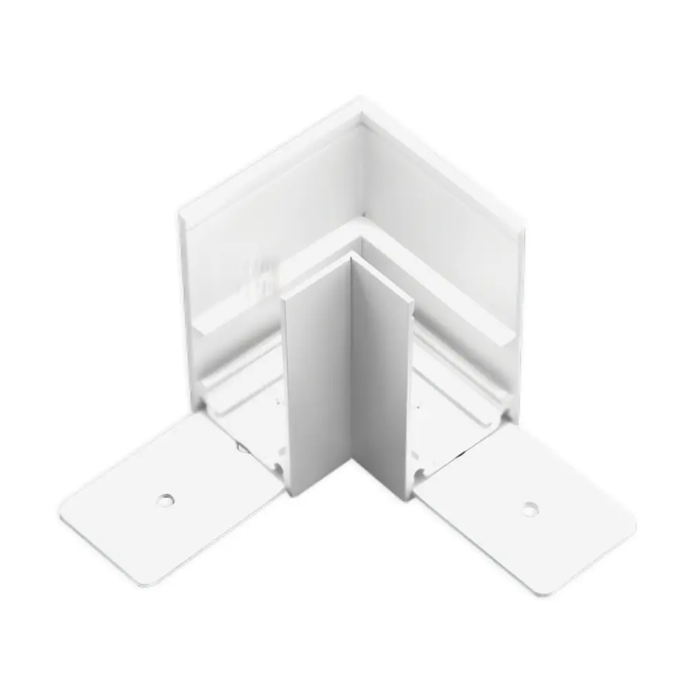 TOPE LED magnētiskā sistēma TAMPA, Virsapmetuma sliedes stūra savienotājs, balta