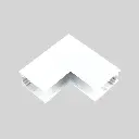 TOPE LED magnētiskā sistēma TAMPA, Virsapmetuma sliedes slēgtais stūra savienotājs, balts