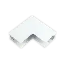 TOPE LED magnētiskā sistēma TAMPA, Virsapmetuma sliedes slēgtais stūra savienotājs, balts