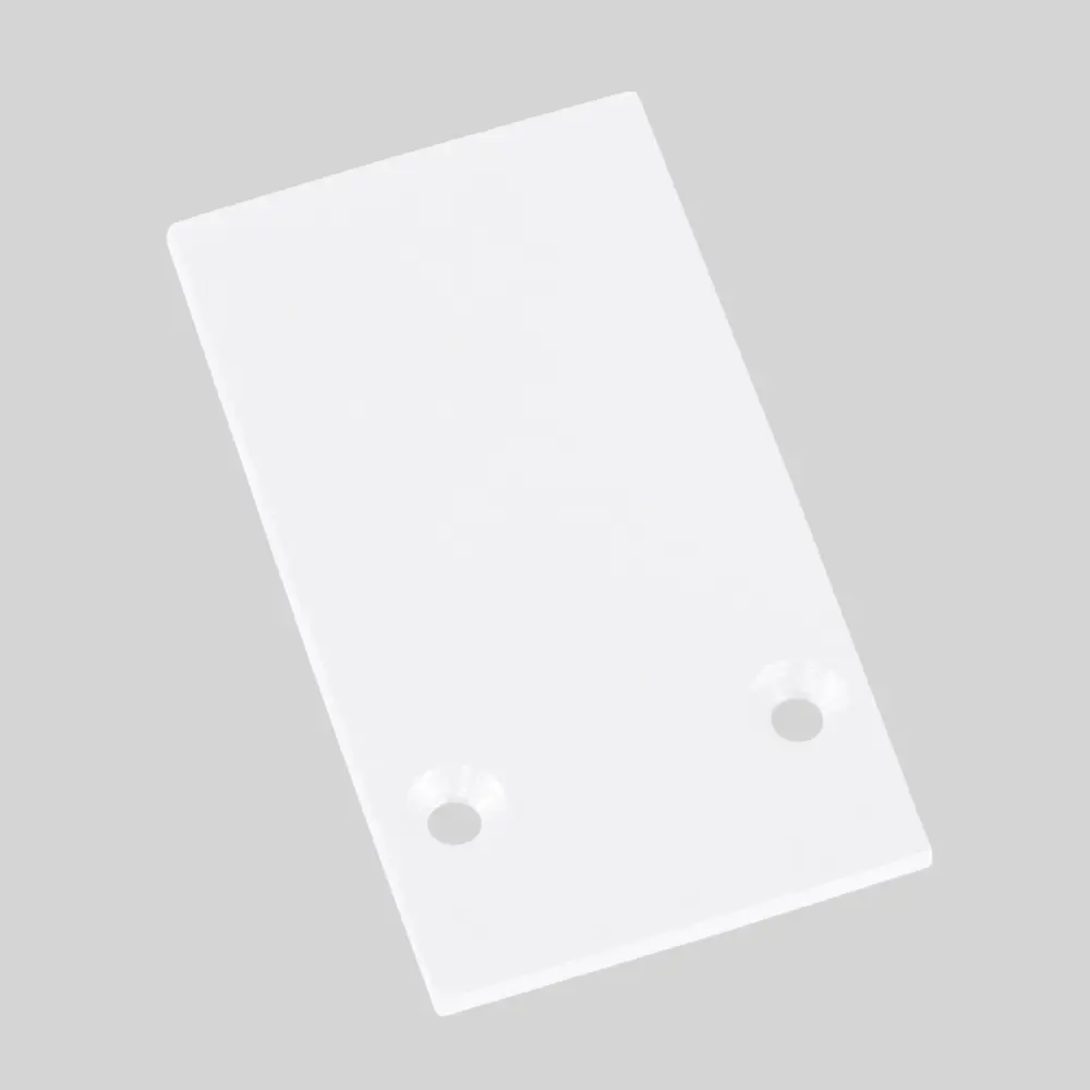 TOPE LED magnētiskā sistēma TAMPA, Virsapmetuma sliedes gala nosegvāciņš, balts