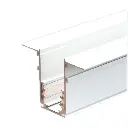 TOPE LED magnētiskā sistēma TAMPA, Zemapmetuma sliede (iestrādāta apmetumā), balta