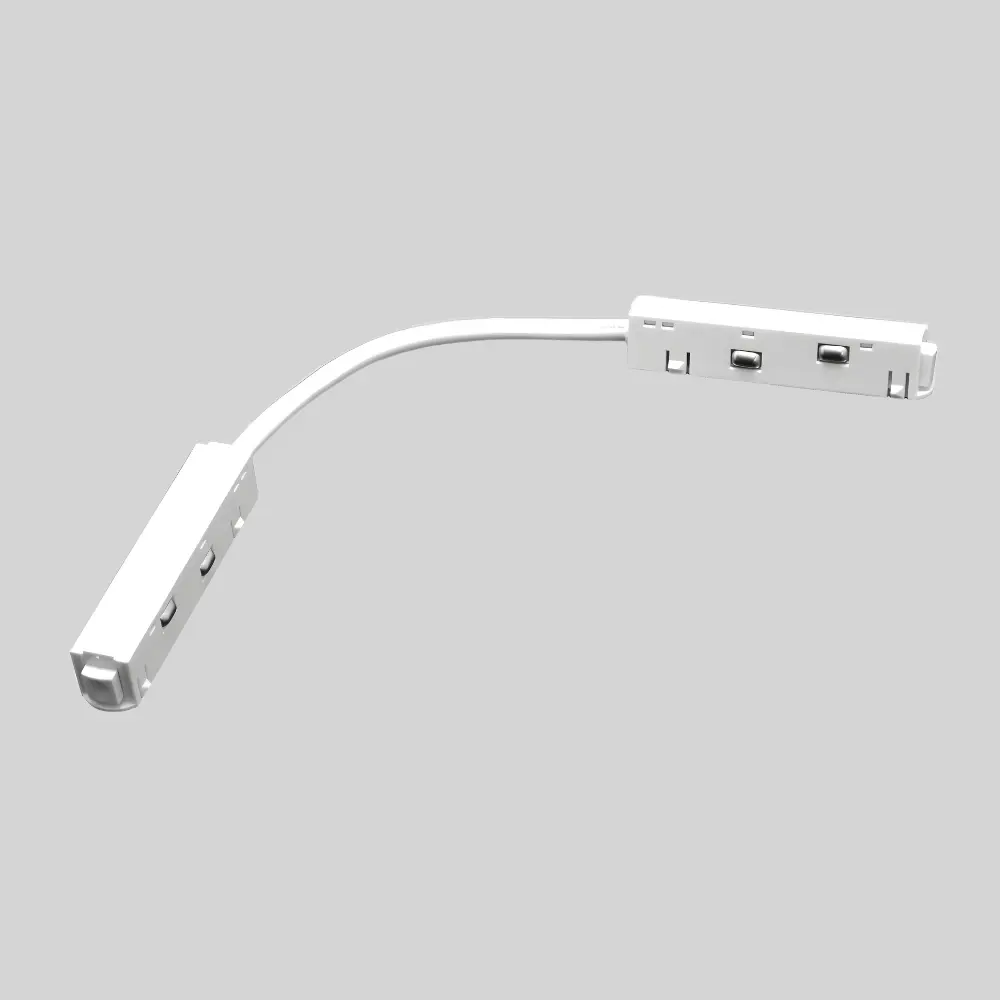 TOPE LED magnētiskā sistēma TAMPA, Stūra savienošanas caurvadīšanas modelis, elastīgs, balts
