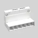 TOPE LED diožu prožektorveida regulējams gaismeklis TAMPA Grille Light, 6W, balts