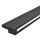 Led lineārs gaismeklis ar dedzinātu koku TAMNA 40W 3200lm, antracīta