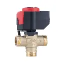 Trīsceļu plūsmas sadales vārsts Barberi, DN25 ar e-piedziņu