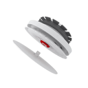 Pieplūdes gaisa difuzors Zehnder Luna S125 Ø 170, balts (iepakojums)