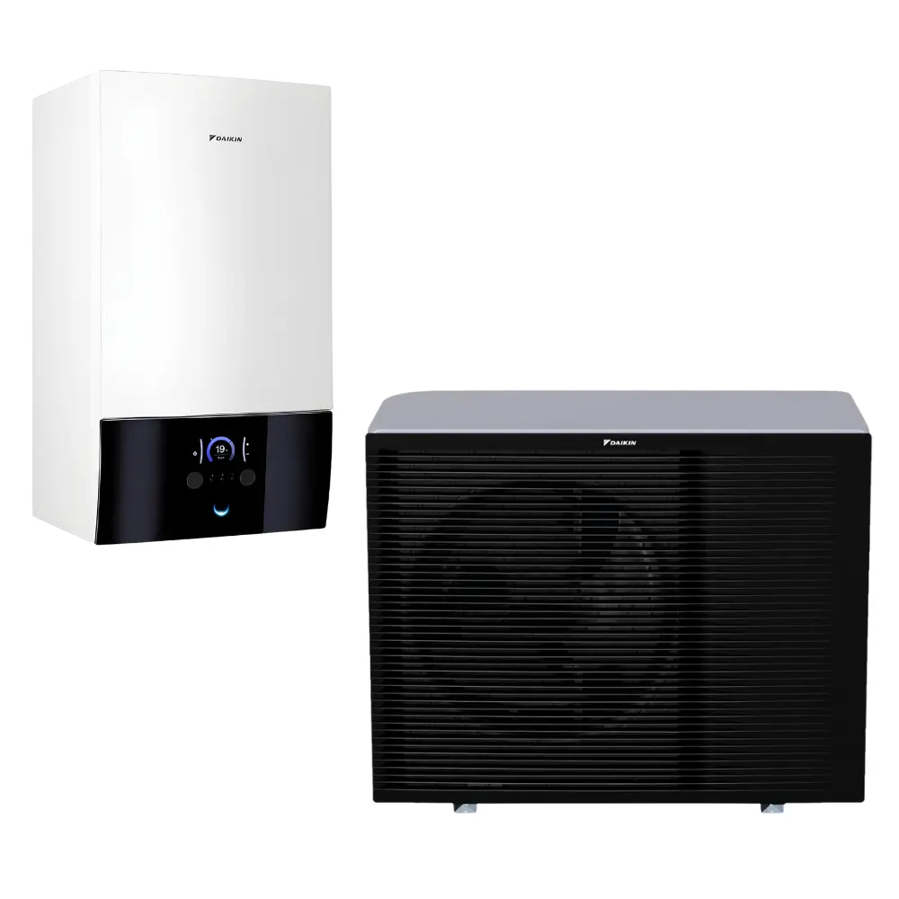 Daikin gaiss-ūdens siltumsūknis 12kW bez iebūvētas KŪ tvertnes, 9kW tens