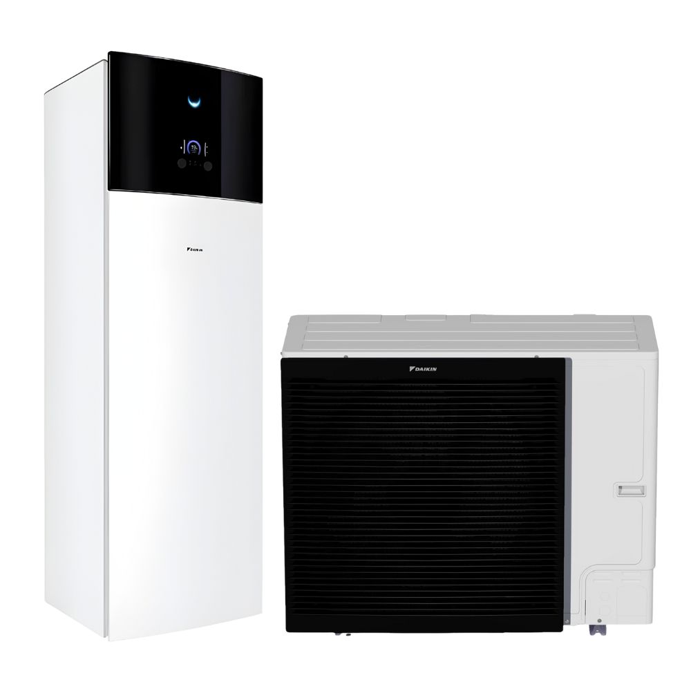 Daikin gaiss-ūdens siltumsūknis 11kW ar iebūvētu KŪ tvertni 230l, 9kW tens