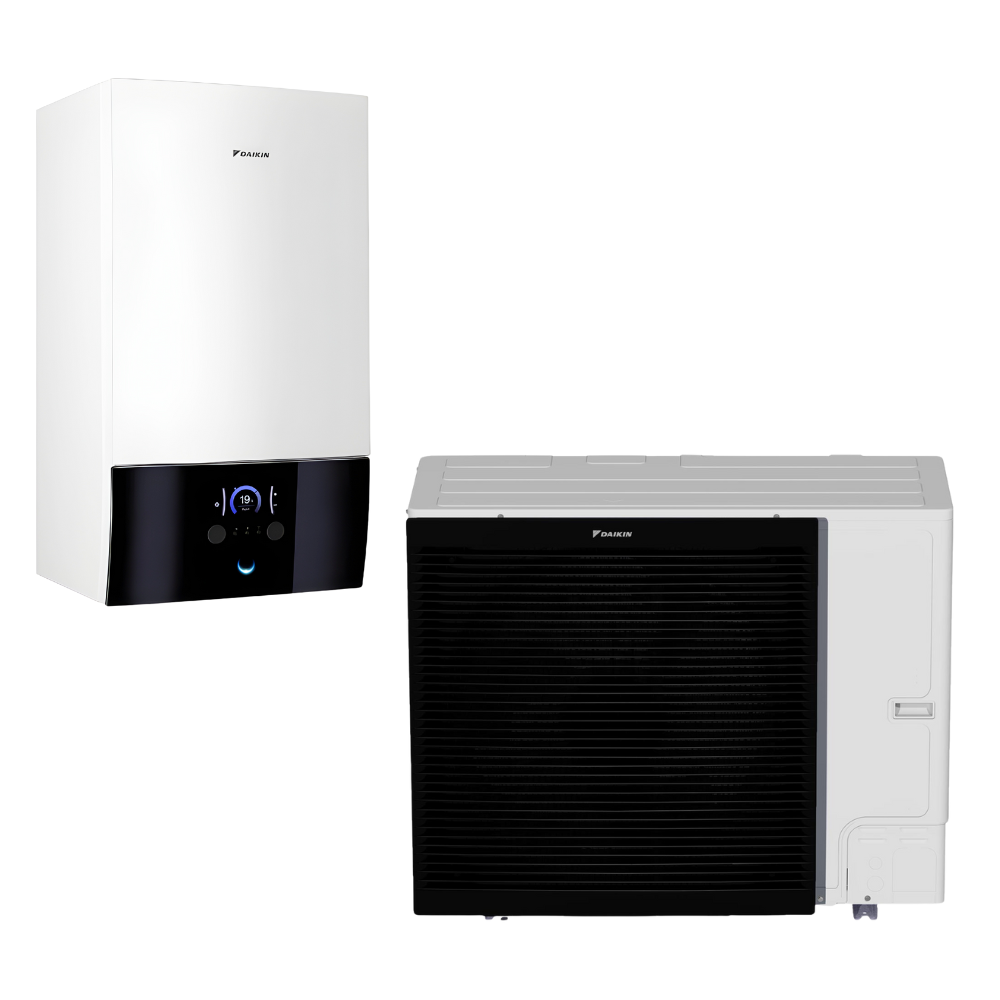 Daikin gaiss-ūdens siltumsūknis 16kW bez iebūvētas KŪ tvertnes, 9kW tens