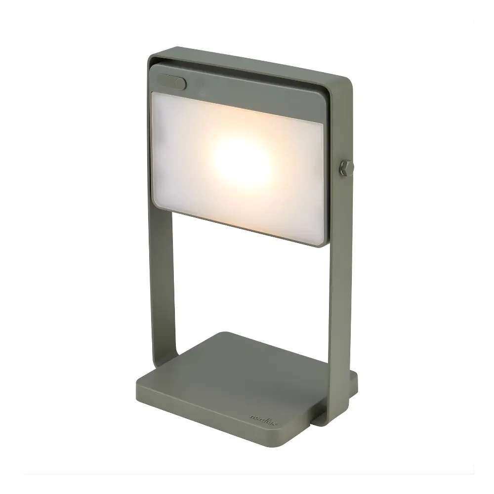 Led pārnēsājams solārais gaismeklis SAULIO 3.5W 200lm, olīvzaļš