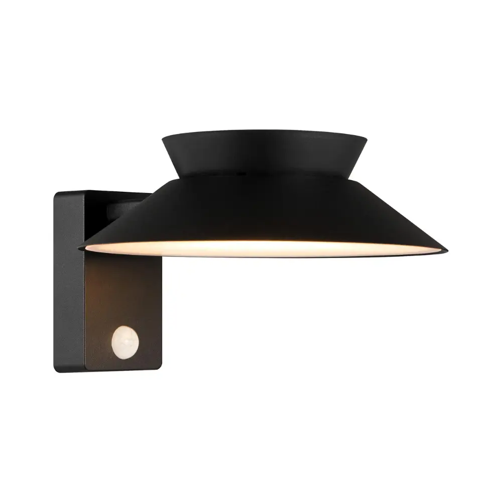 Led sienas solārais gaismeklis JUSTINA 5W 400lm, melns