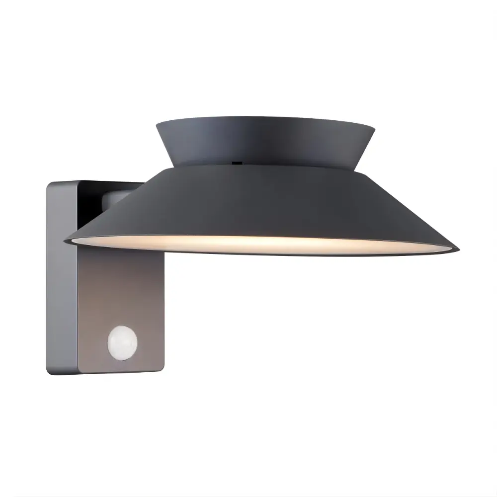 Led sienas solārais gaismeklis NORDLUX JUSTINA 5W 400lm, antracīta