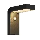 Led sienas solārais gaismeklis ALYA 5W 400lm, melns