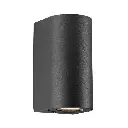 Led fasādes gaismeklis NORDLUX CANTO MAXI 2, 28W, jūras melns