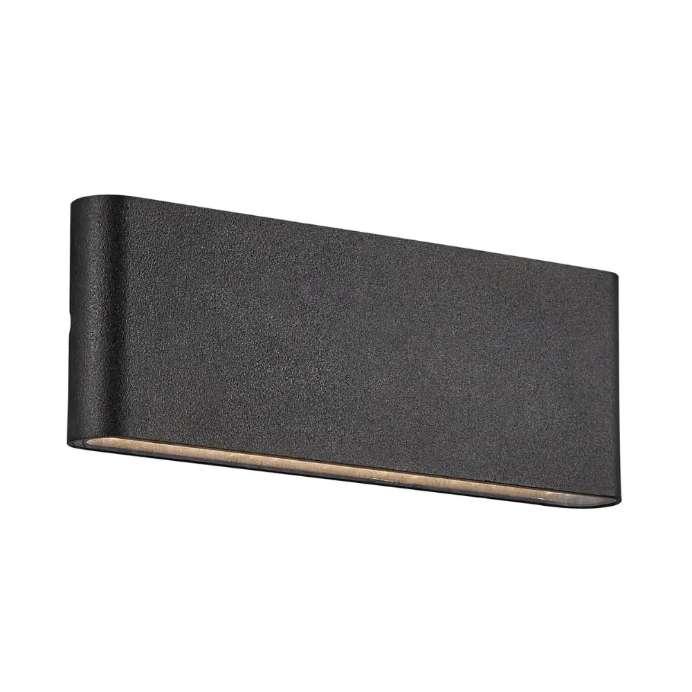 Led fasādes gaismeklis NORDLUX KINVER 26, 10W 800lm, melns